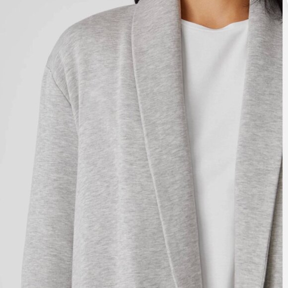 NWT Eileen Fisher Cozy Brushed Terry Hug Padded Coat - Picture 8 of 10